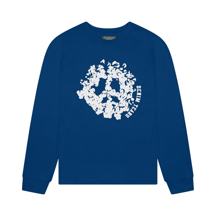 Denim Tears Peace Wreath Long-Sleeve Tee "Navy"