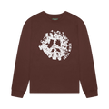 Denim Tears Peace Wreath Long-Sleeve Tee "Brown"