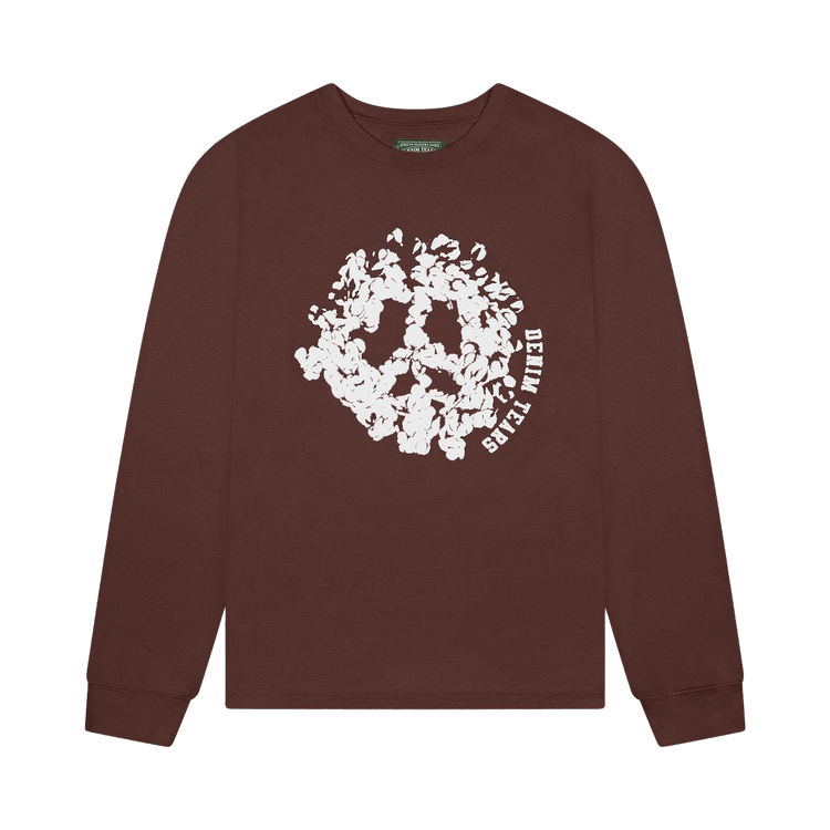 Denim Tears Peace Wreath Long-Sleeve Tee "Brown"