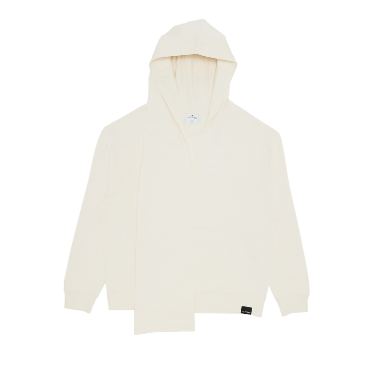 Courrèges Scarf Embroidered Hoodie "White"