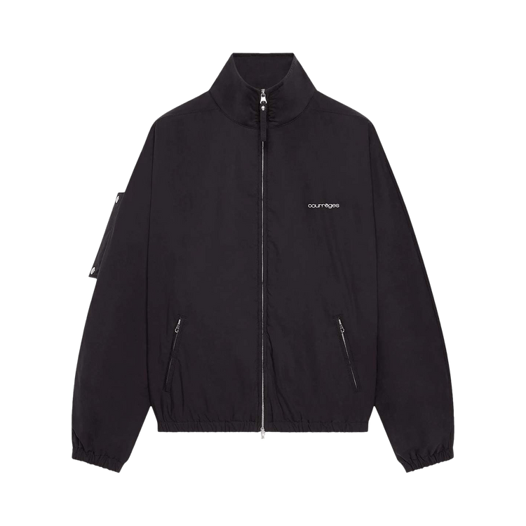 Courrèges Embroidered Bomber Jacket "Black"