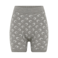 Marine Serre Moon Jacquard Knit Shorts "Grey"