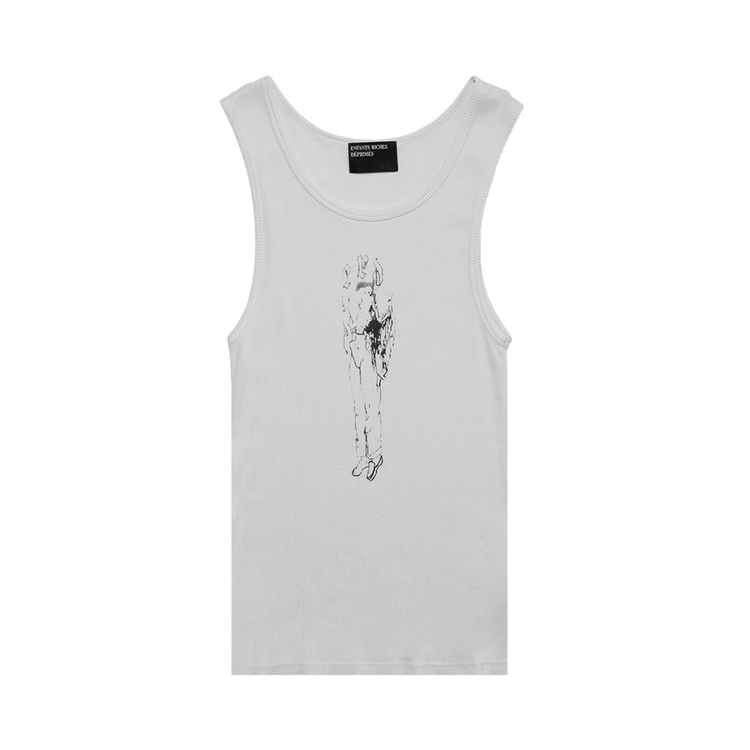 Enfants Riches Déprimés Bad Professor Tank Top "Faded White"