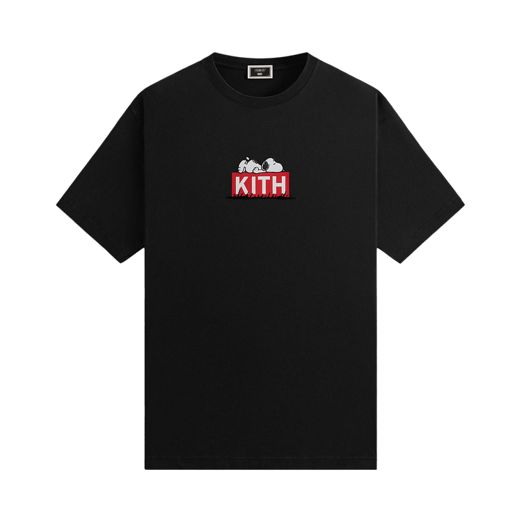Kith For Peanuts Doghouse Classic Logo Tee "Black"