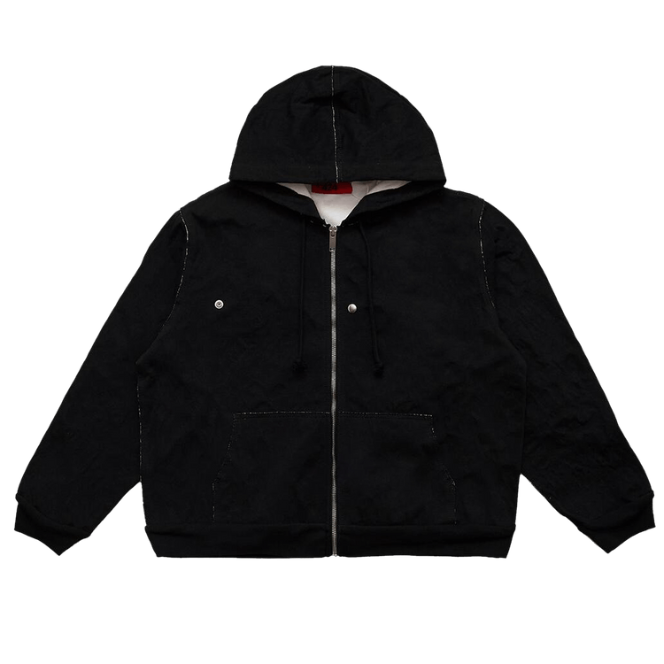424 Molded Wrapped Hoodie "Black"