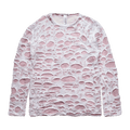 Acne Studios Layered Knit Cobweb Top "White"