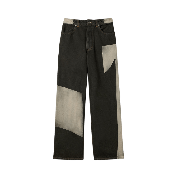 Eckhaus Latta Tile Wide Leg Jean "Black"