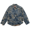 Diesel Distressed Denim Jacket "Blue"
