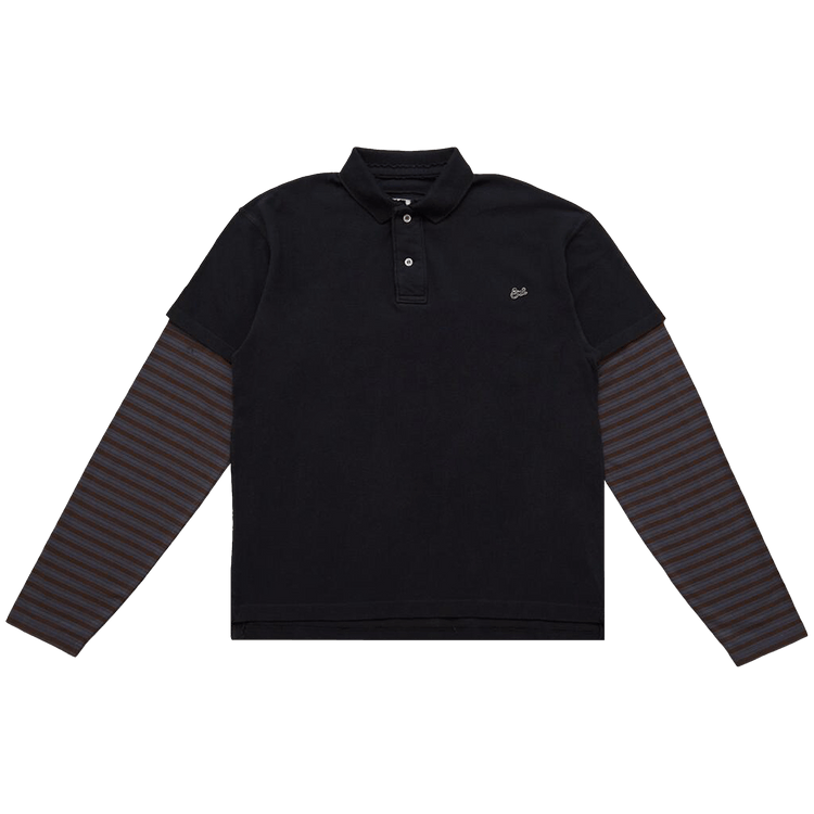 ERL Double Sleeve Polo T-Shirt "Black"