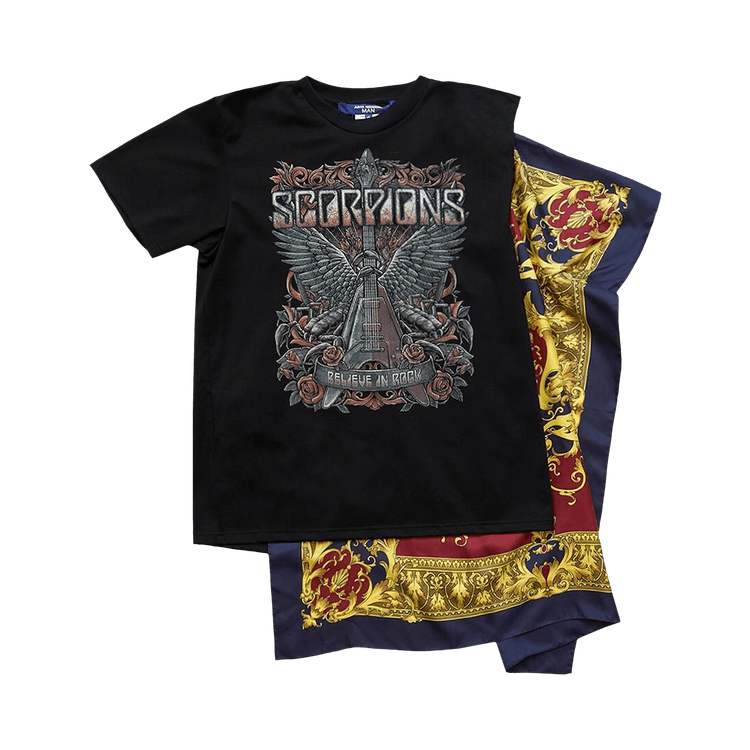 Junya Watanabe MAN Scorpions Printed Scarf Tee "Black"