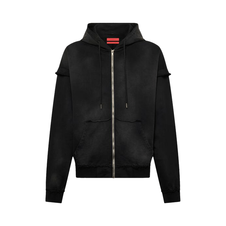KUSIKOHC Distressed Hoodie "Black"