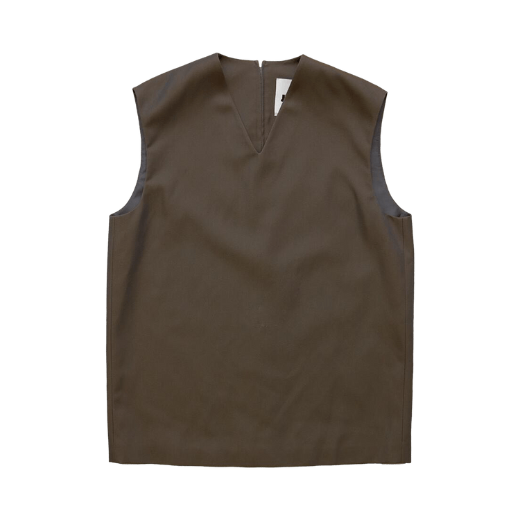 Jil Sander Iridescent Sleeveless Vest "Grey"