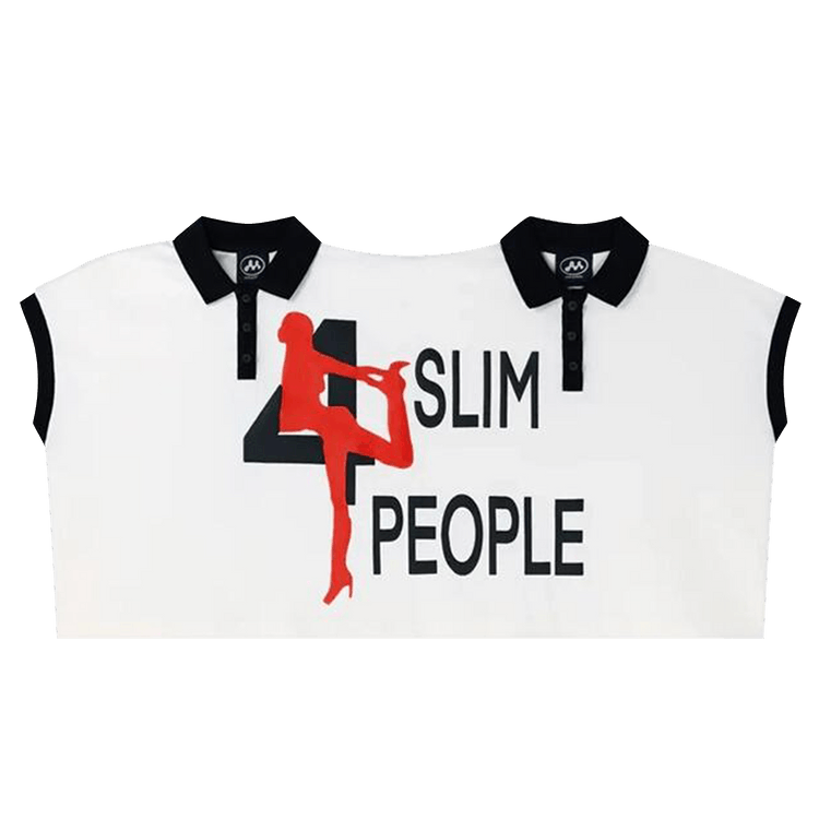 Mowalola Double Polo "White"