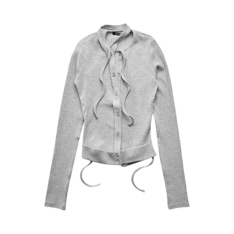 Ottolinger Double Closure Rib Cardigan "Grey"