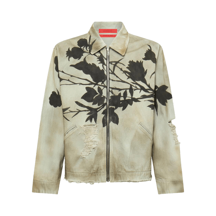 KUSIKOHC Rose Denim Jacket "Grey"