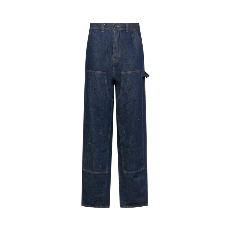 KUSIKOHC Workwear Multi Rivet Denim Pants "Blue"