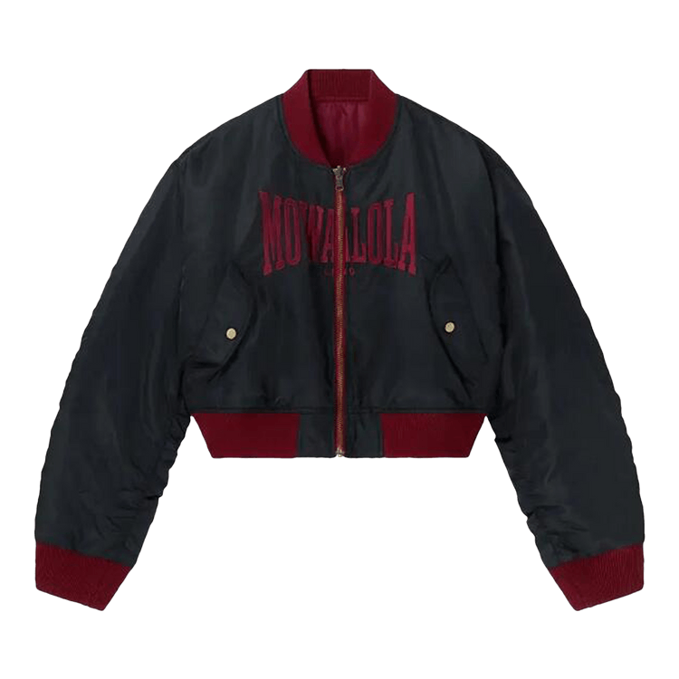 Mowalola Tyson Reversible Bomber Jacket "Black"