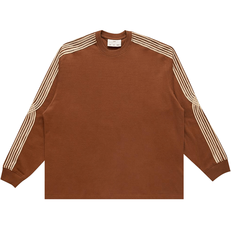 Song for the Mute Appliqué Crewneck Sweater "Brown"