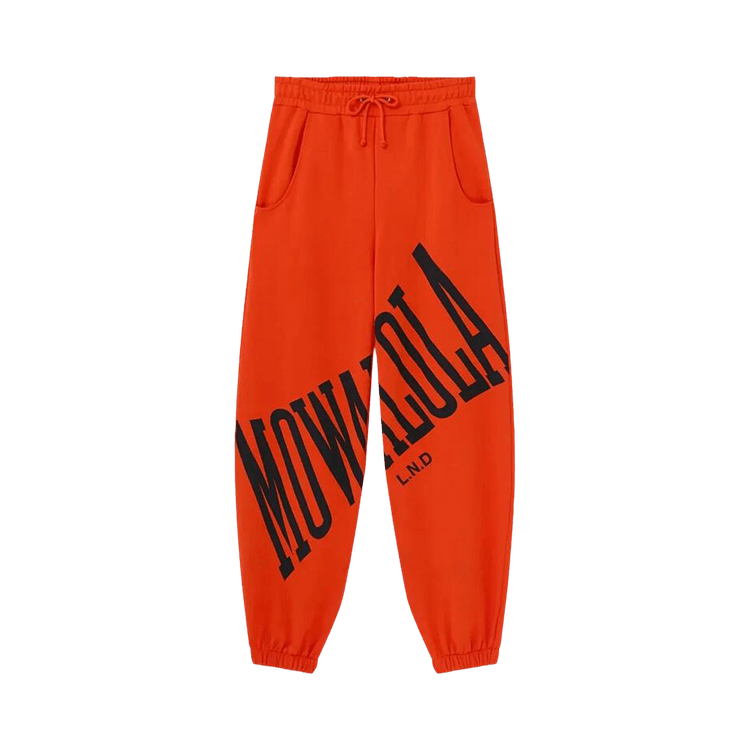 Mowalola Stamp Joggers "Orange"