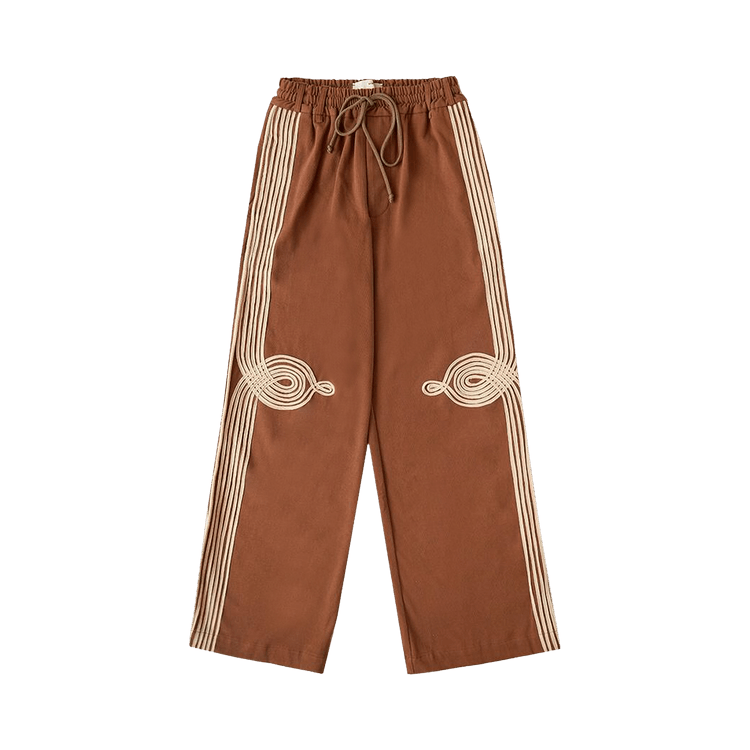 Song for the Mute Appliqué Relaxed Lounge Pant "Brown"