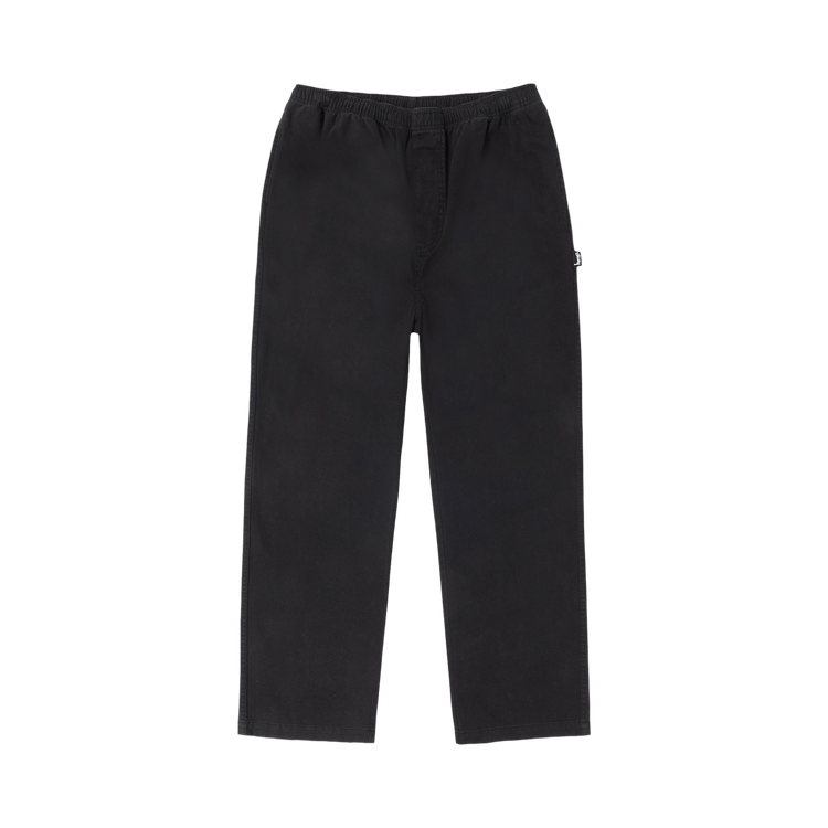 Stussy Beach Pant Cotton Twill "Black"