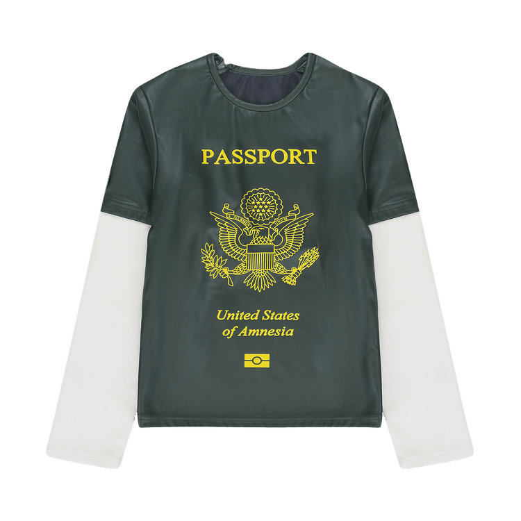Mowalola Passport T-Shirt "Green"