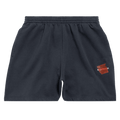 Balenciaga Taped Shorts "Faded Black/White/Red"