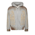 Who Decides War Signature Mechanic Zip Up Hoodie "Vintage Grey"