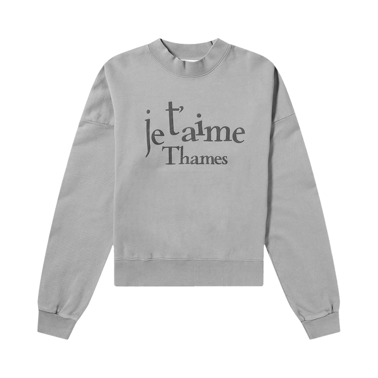 Thames Je T"aime Crewneck "Grey'