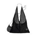 Hyein Seo MIni Bag Silk Knit Top "Black"