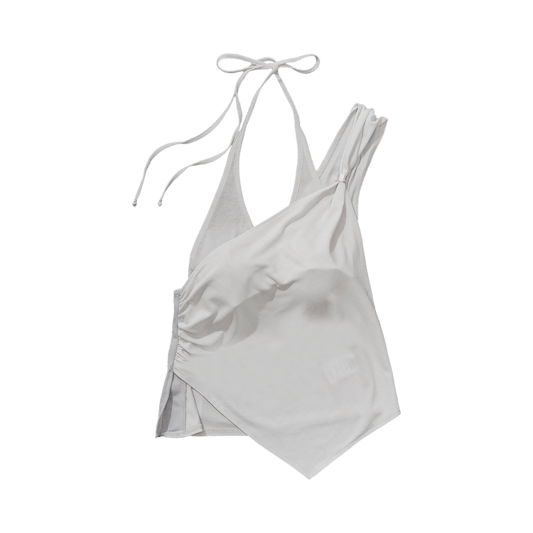 Hyein Seo Tied Slip Top "Mist Grey"