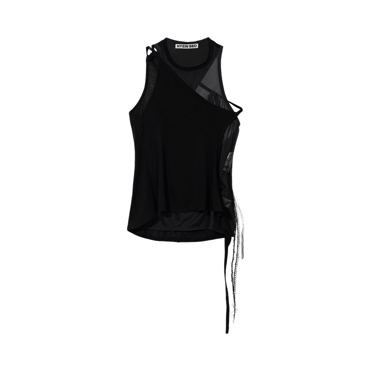 Hyein Seo Layered Halter Top "Black"
