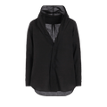 Yohji Yamamoto Draped Detail Hood Dress "Black"