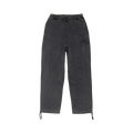 Stussy Fleece Pant Faded Graphic "Washed Black"