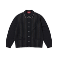 Supreme Herringbone Cardigan "Black"