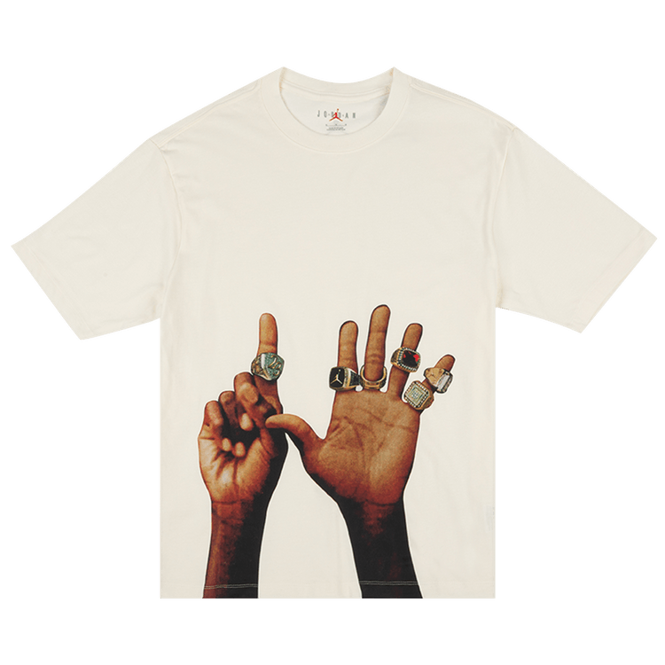 Air Jordan Flight MVP Rings T-Shirt "Sail/Black"