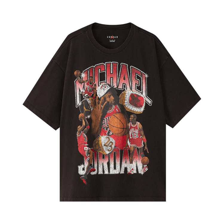 Air Jordan Flight Essentials Oversized T-Shirt "Black/Varsity Red"