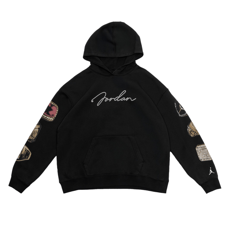 Air Jordan Brooklyn Fleece Pullover Hoodie "Black/Sail"