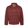 The Elder Statesman Windowpane Boxy Jacket "Clay"