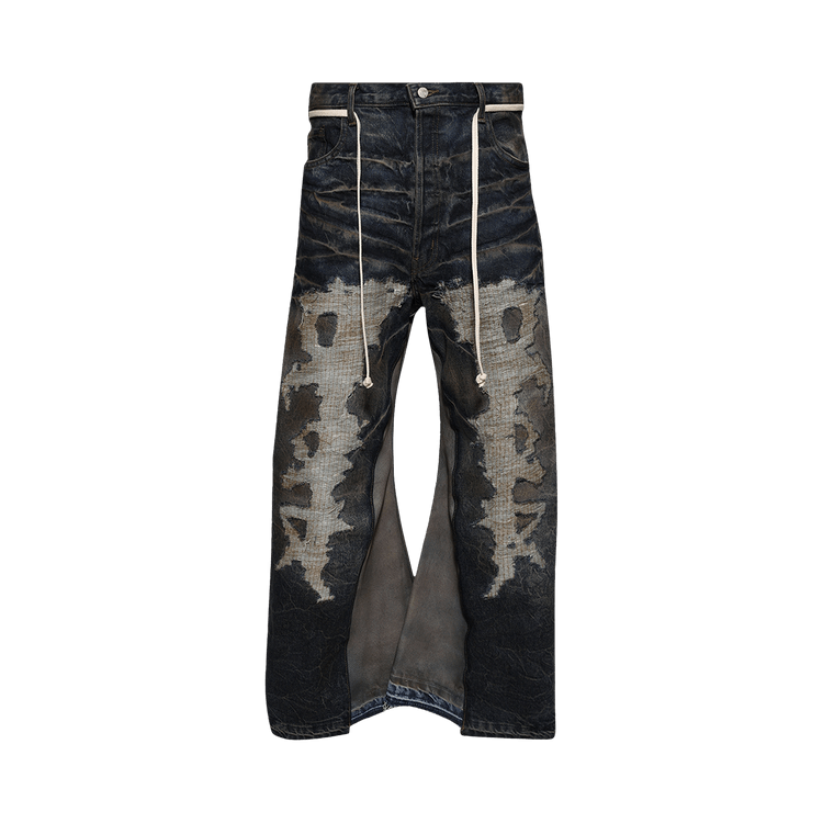 RIVINGTON roi Rebis Fathers Engine He Rose 2 Baggy Pants "Dark Indigo"