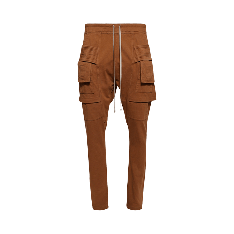 Rick Owens DRKSHDW Creatch Cargo Drawstring Pants "Orange"