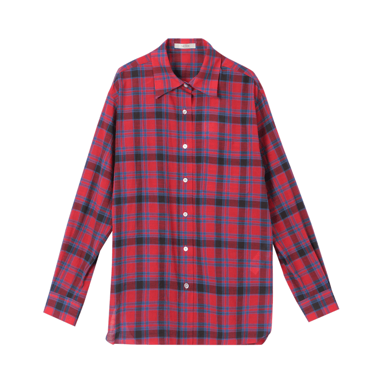 The Row Nesson Shirt "Red/Blue"