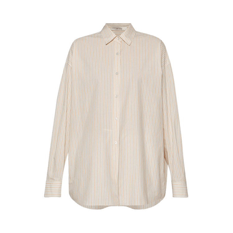 The Row Caster Shirt "Beige/Orange"