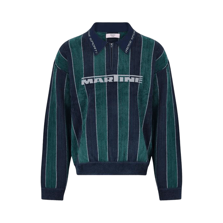 Martine Rose Sporty Logo Polo "Green"