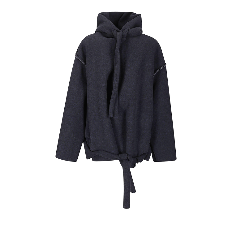 Ottolinger Felted Scuba Anorak "Black"