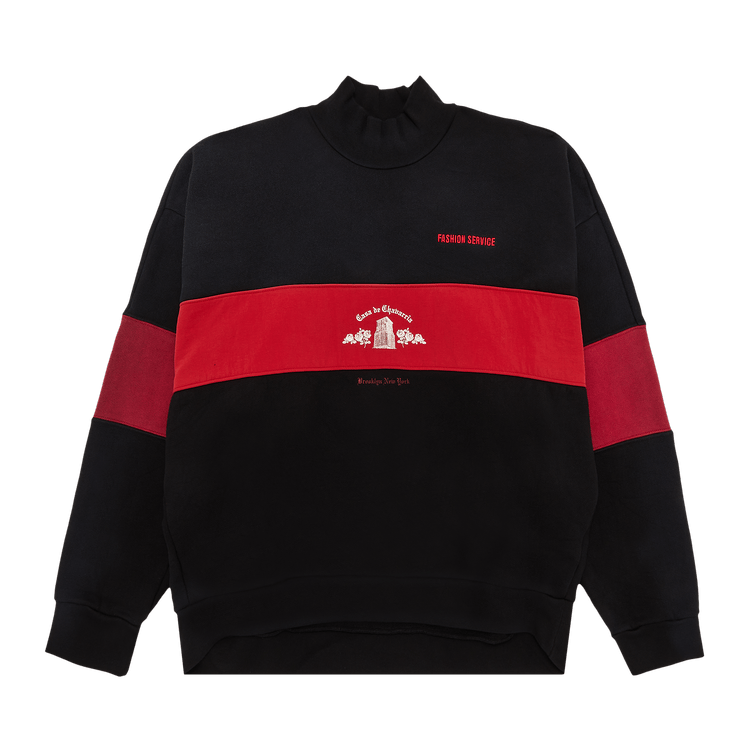 Willy Chavarria Casa De Chavarria Crewneck Sweater "Black"
