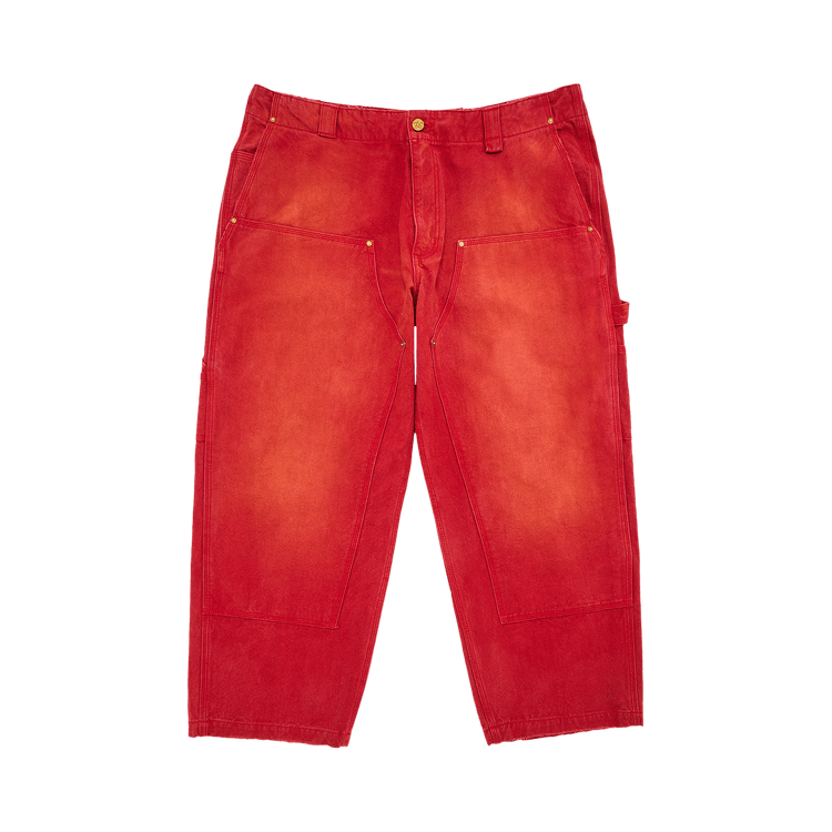 Willy Chavarria Workwear Toluca Pant "Red"