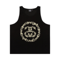 Denim Tears x Stussy Double S Wreath Gym Tank "Black"