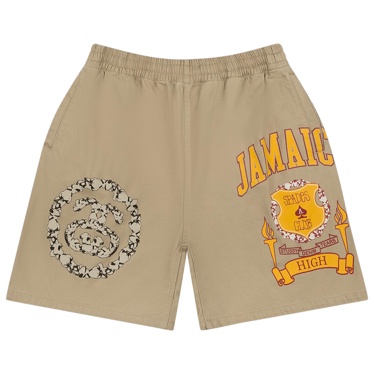 Denim Tears x Stussy Jamaica High Khaki Short "Khaki"