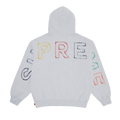 Supreme Frayed Hooded Sweatshirt "Ash Grey"